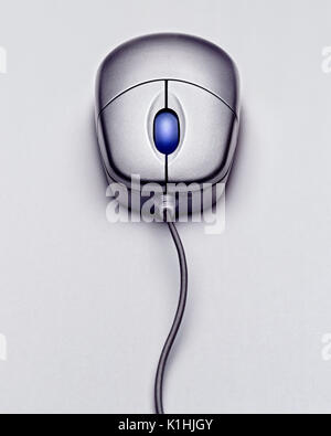 A computer mouse on a clean white background Stock Photo