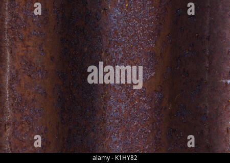 Rusted iron on zinc roof texture, Old galvanized iron plate for texture background Stock Photo