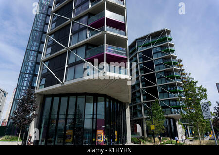 Shared Ownership apartments for sale at Riverlight Quay in London. June 2017 Stock Photo