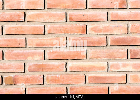 Background from an old and rugged red brickwall Stock Photo