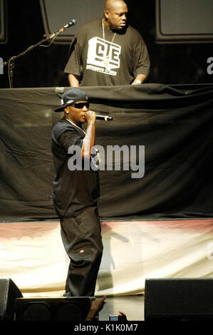 Rapper Young Jeezy performs America's Most Wanted Tour Gibson Amphitheatre Los Angeles. Stock Photo