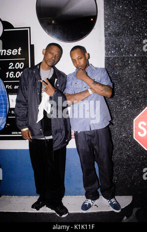 (L-R) Brothers Kurupt Gotti David Brown aka Young Roscoe DPG Trousdale for Snoop Dogg's 'Doggumentary' CD Release March 31,2011 West Hollywood, Stock Photo