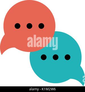 conversation bubbles icon image  Stock Vector