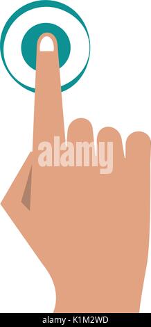 finger tapping icon image vector illustration design Stock Vector Image ...