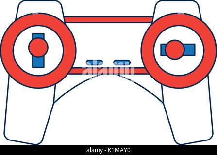 drone remote control device transmitter technology Stock Vector
