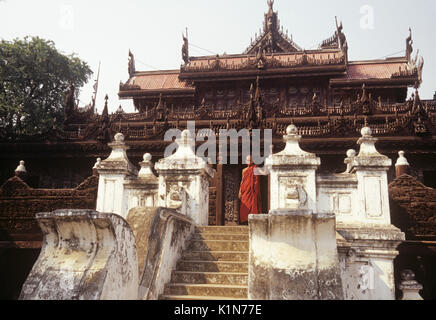 Shwenandaw Monastery Teak Buddhist Monastery Mandalay