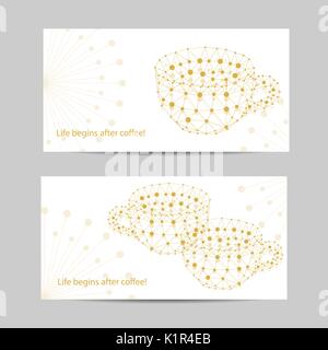 Set of horizontal banners Stock Vector