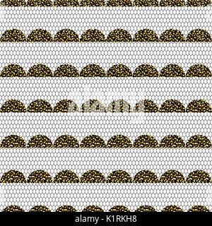 Abstract frill vector pattern. Stock Vector