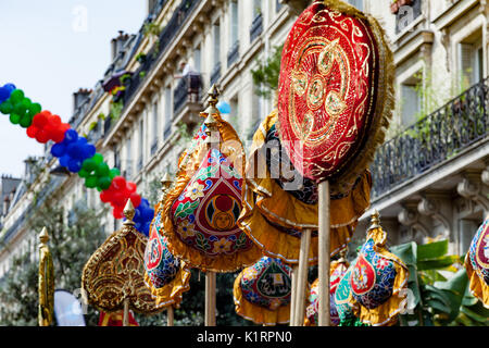 Paris, France. 27th August, 2017. Hindu of Paris France celebrate Ganesh Chturthi hindu festival. Credit: Guillaume Louyot/Alamy Live News Stock Photo