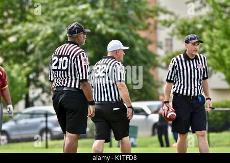 American football referee Stock Photo