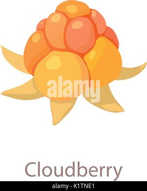 Cloudberry icon, isometric 3d style Stock Vector