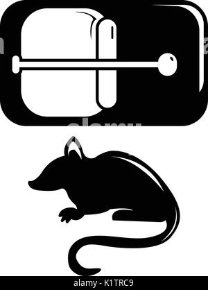 Mouse trap cheese icon. Simple illustration of mouse trap cheese vector ...