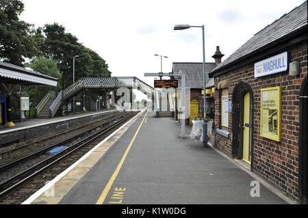 Maghull Train Station Stock Photo