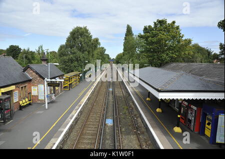 Maghull Train Station Stock Photo