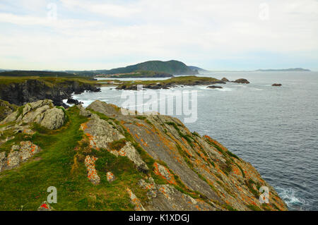 Views of the coast of death in Valdoviño is a municipality of the autonomous community of Galicia Stock Photo