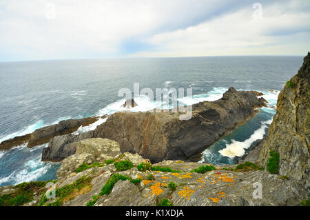 Views of the coast of death in Valdoviño is a municipality of the autonomous community of Galicia Stock Photo