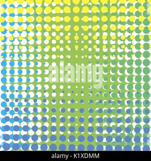 Colored Halftone Background Stock Vector