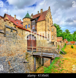 Lichtenstein Castle Gate and Wilhelm Tower - Lichtenstein, Germany ...