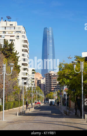 Gran Torre Costanera Tower, La Costanera, La Costanera Center, Santiago, Chile Stock Photo