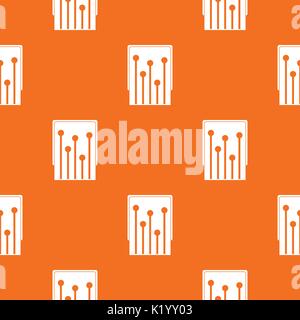 Computer processor pattern seamless Stock Vector
