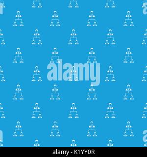 Corporate organization chart icon seamless pattern background. Business ...