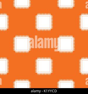 Computer microchip pattern seamless Stock Vector