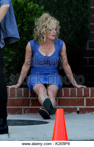 Elisabeth Shue. Elisabeth Shue loses her shoe on the set of 'Feed The ...