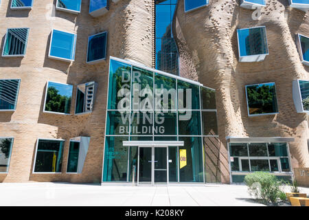 Modern architecture, Dr. Chau Chak Wing building, University of Technology Sydney, New South Wales, Australia Stock Photo