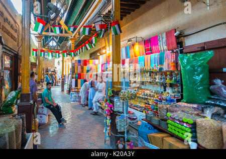 Spices on an Arab market, Dubai Spice Souk, old market, Old Dubai, Dubai, United Arab Emirates Stock Photo
