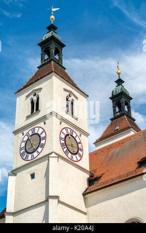 Neupfarrkirche Church in Regensburg, Germany Stock Photo