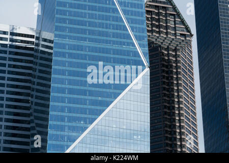 Abstract of buildings of Seattle, Washington, USA Stock Photo