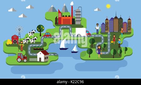 Infographic nature care Stock Vector