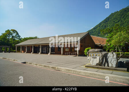 Visitor center of the Taroko National Park, Hualien, Taiwan Stock Photo