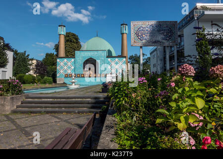 A large mosque in Hamburg, Germany Stock Photo