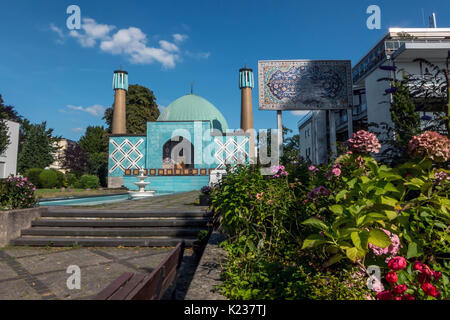 A large mosque in Hamburg, Germany Stock Photo