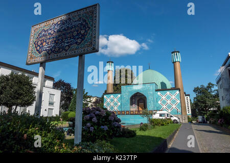 A large mosque in Hamburg, Germany Stock Photo