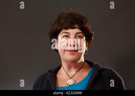 Edinburgh, Scotland, UK. 28th Aug, 2017. Day 17 Edinburgh International Book Festival. Pictured: Joanne Harris, English author, known for her award-winning novel Chocolat. Pako Mera/Alamy Live News. Stock Photo