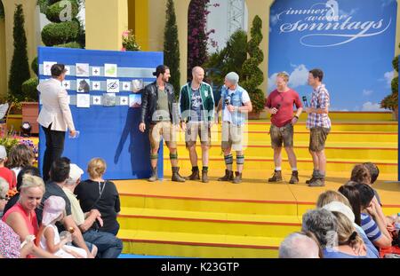 Rust, Germany, 27th August, 2017, Das Erste ARD TV Show 'Immer wieder Sonntags' Featuring VoXXclub  Credit: mediensegel/Alamy Live News Stock Photo