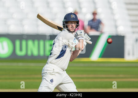 London, UK. 28th Aug, 2017. Adam Voges batting for Middlesex against Surrey at the Oval on day one of the Specsavers County Championship match at the Oval. David Rowe/ Alamy Live News Stock Photo