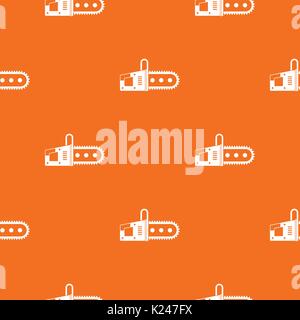 Chainsaw pattern seamless Stock Vector