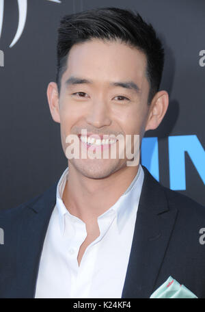 Universal City, CA, USA. 28th Aug, 2017. 28 August 2017 - Universal City, California - Mike Moh. IMAX ''Marvel's Inhumans'' World Premiere held at Universal Citywalk in Universal City. Photo Credit: Birdie Thompson/AdMedia Credit: Birdie Thompson/AdMedia/ZUMA Wire/Alamy Live News Stock Photo