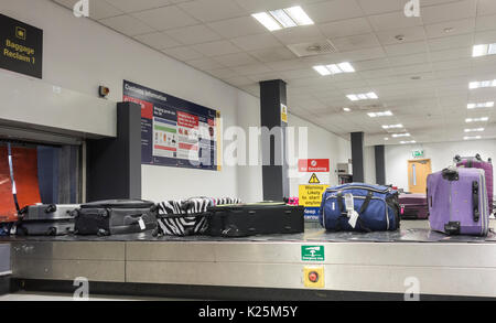 Airport baggage carousel Stock Photo