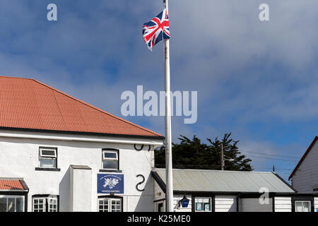 Police Station Ross Road, Stanley, Port Stanley, Falkland Islands Stock ...