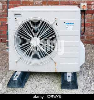 Daikin Altherma air source heat pump Stock Photo