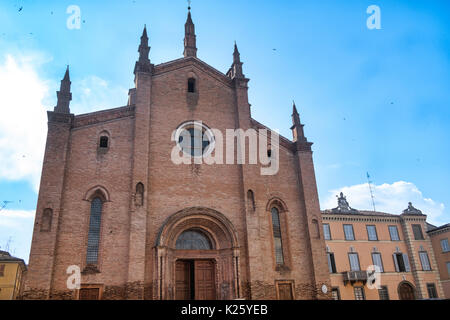 Fiorenzuola d'Arda (Piacenza, Emilia Romagna, Italy): historic cathedral (Duomo) Stock Photo