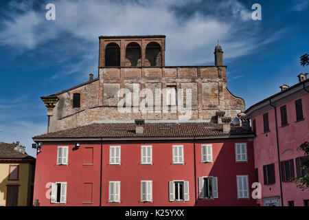 Fiorenzuola d'Arda (Piacenza, Emilia Romagna, Italy): historic buildings (Palazzo Gonzaga) Stock Photo