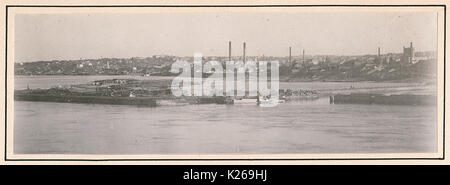The Dnieper River in Yekaterinoslav Stock Photo