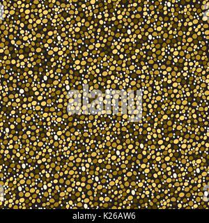 Abstract seamless background with golden dots . Vector Stock Vector