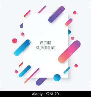 Vertical banners with 3D abstract background Stock Vector