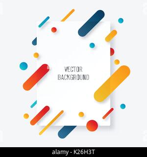 Vertical banners with 3D abstract background Stock Vector
